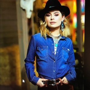 Calvin Klein denim shirt size XS.